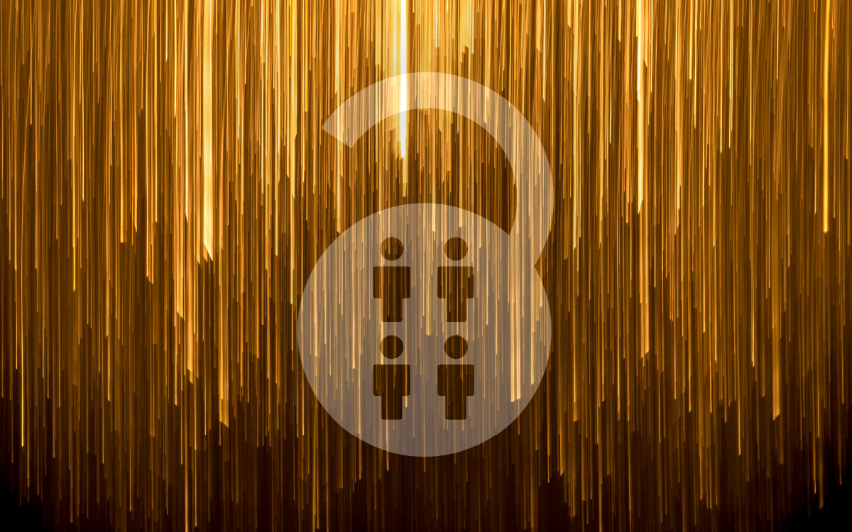 Golden padlock symbolizing security and collective stewardship of metadata